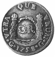 (№1760km4.1) Монета Ямайка 1760 год 1 Shilling (8 пенсов Георг III)